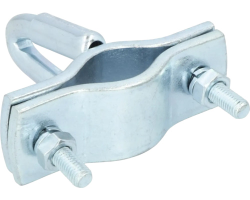Rohrhalter mit Haken und Schrauben
