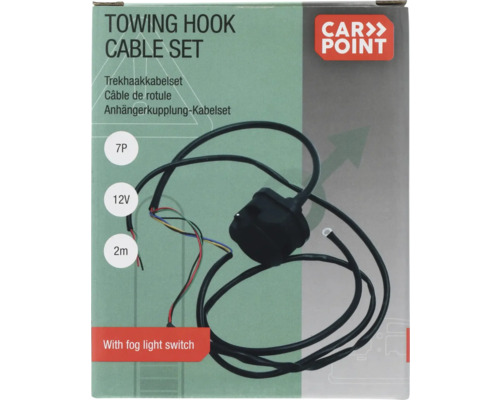 Anhängerkupplung Kabelset mit Nebelscheinwerferschalter