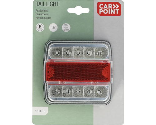 Carpoint Rückleuchte mit 10 LEDs und E-Prüfzeichen