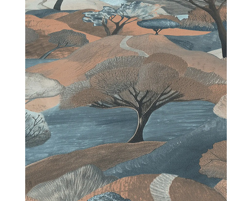 Tapete mit Landschaftsmotiv