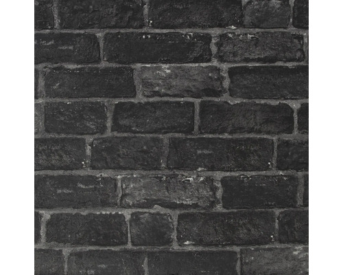 Nahaufnahme einer Tapete mit Ziegelmuster