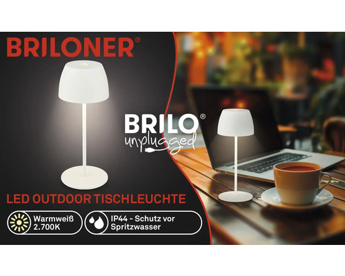 Briloner LED-Tischleuchte für den Außenbereich