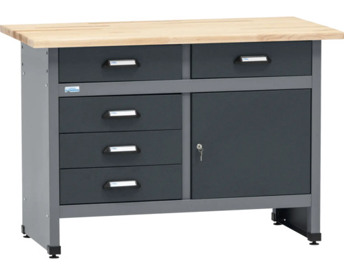 Werkbank mit Schubladen und Schrankfach