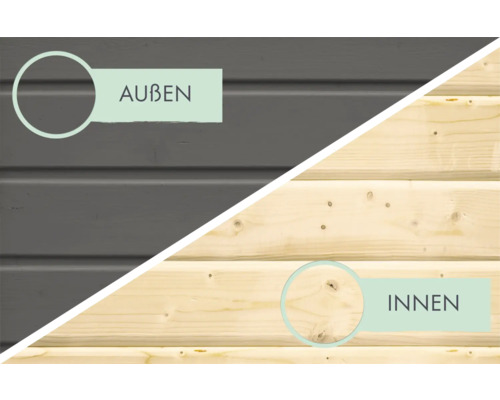 Holzfassade für den Außen- und Innenbereich