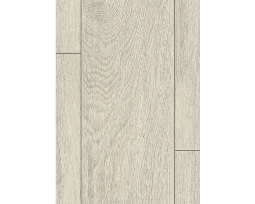 Nahaufnahme von Laminatboden in Holzoptik