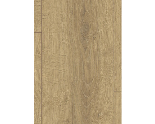 Nahaufnahme von Laminatboden mit Holzoptik