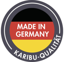 Gartenhaus Karibu Nosten 1,5 228 x 186 cm graualuminium