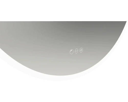 Badezimmerspiegel mit Touch-Sensor zur Steuerung von Licht und Heizung