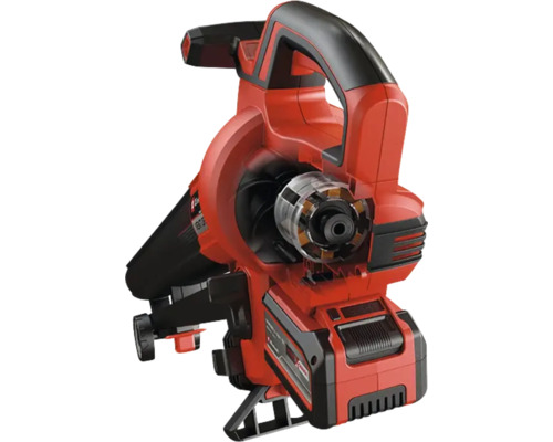 Akku-Laubsauger mit Häcksler