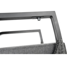 Dining-Set Gartenmöbelset Loungeset bellavista - Home&Garden® 4 -Sitzer Aluminium Polyrattan grau