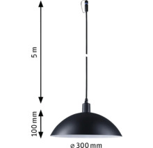 Pendelleuchte mit 300 Millimeter Durchmesser und 5 Meter Kabellänge