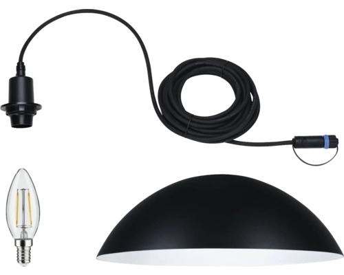 Pendelleuchte mit Leuchtmittel, Lampenfassung und Anschlusskabel