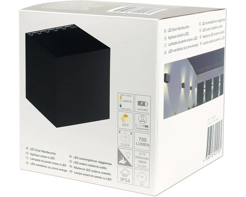 Verpackung einer Solar LED Wandleuchte