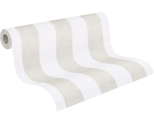 Tapetenrolle mit Streifenmuster