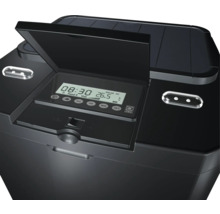 Automatischer Fischfutterautomat mit digitaler Anzeige