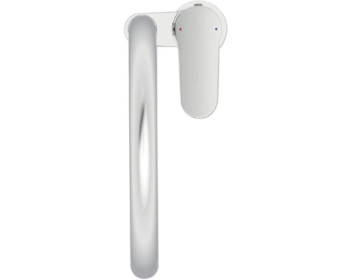 Waschtischarmatur aus Metall mit Einhebelmischer