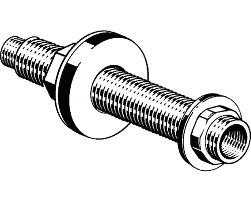 Gewindebolzen mit Muttern und Unterlegscheiben