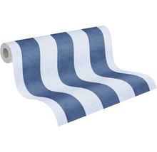 Tapetenrolle mit Streifenmuster