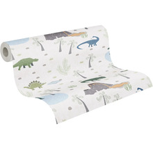 Tapetenrolle mit Dinosaurier-Motiv