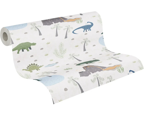 Tapetenrolle mit Dinosaurier-Motiv