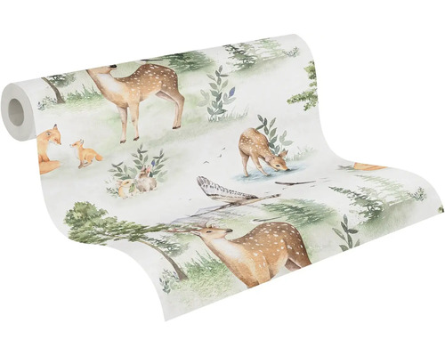 Tapetenrolle mit Tiermotiven