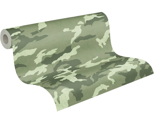 Tapetenrolle mit Camouflage Muster