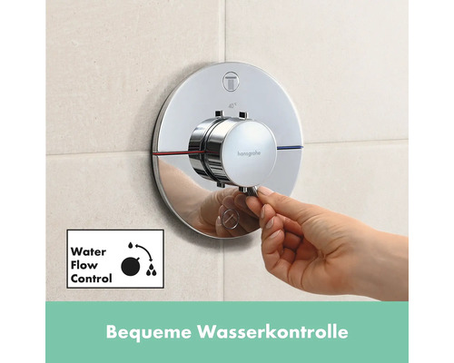 Hansgrohe Thermostatarmatur mit Wassermengenregelung