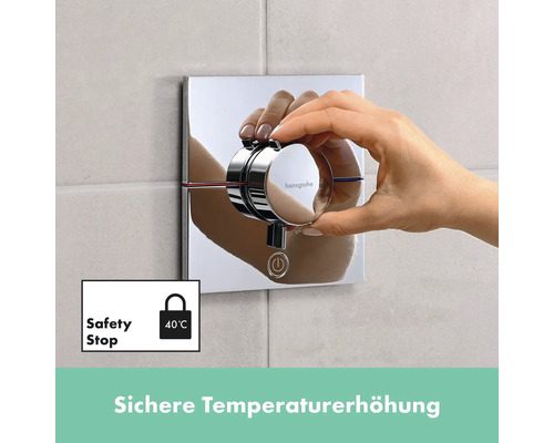 Hand bedient Hansgrohe Duschthermostat