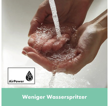 hansgrohe Waschtischarmatur TALIS S 80 chrom mit Push-Open Ablaufventil 72011000