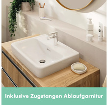 hansgrohe Waschtischarmatur VERNIS BLEND 70 chrom mit Zugstangen-Ablaufgarnitur 71570000
