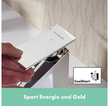 hansgrohe Waschtischarmatur TECTURIS E 110 CoolStart chrom ohne Ablaufgarnitur 73016000
