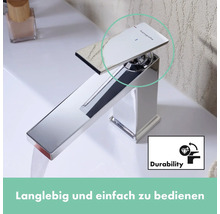 hansgrohe Waschtischarmatur TECTURIS E 110 CoolStart chrom ohne Ablaufgarnitur 73016000