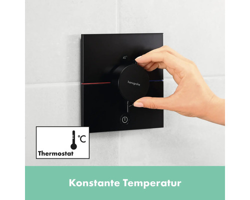 Aufputz-Thermostatarmatur mit Handbedienung von Hansgrohe