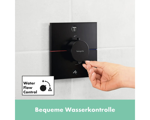 Hansgrohe Unterputz Thermostatarmatur zur Wasserkontrolle im Badezimmer