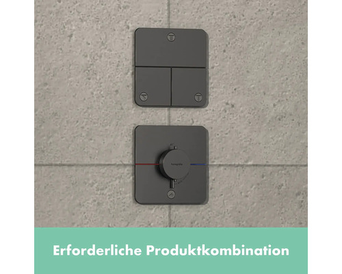 Unterputzthermostat mit drei Absperrventilen für die Dusche