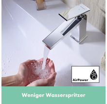 hansgrohe Waschtischarmatur TECTURIS E 110 CoolStart chrom ohne Ablaufgarnitur 73016000