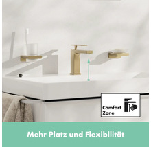 hansgrohe Waschtischarmatur TECTURIS E 110 CoolStart brushed bronze gebürstet ohne Ablaufgarnitur 73016140