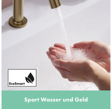 hansgrohe Waschtischarmatur TECTURIS S 150 CoolStart brushed bronze gebürstet mit Push-Open Ablaufventil 73342140