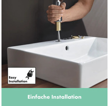 hansgrohe Waschtischarmatur TALIS S 80 chrom mit Push-Open Ablaufventil 72011000