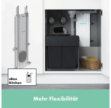 sBox Küchenauszugssystem mit Mülltrennsystem unter der Spüle