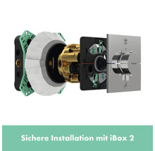 hansgrohe Duscharmatur Unterputz DUOTURN S für 1 Verbraucher schwarz matt ohne Unterputzgrundkörper 75618670