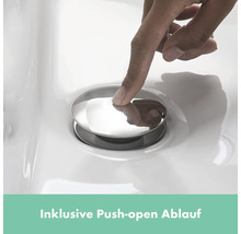 hansgrohe Waschtischarmatur TALIS S 80 chrom mit Push-Open Ablaufventil 72011000