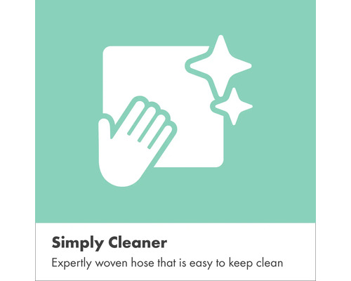 Symbol für einfache Reinigung