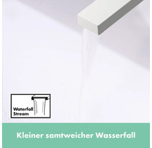 Wasserhahn mit Wasserfallstrahl