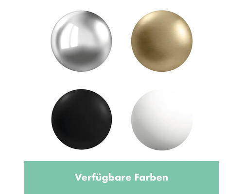 Verfügbare Farben: Silber, Gold, Schwarz, Weiß