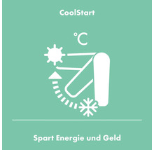 hansgrohe Waschtischarmatur TECTURIS S 110 CoolStart schwarz matt mit Zugstangen-Ablaufgarnitur 73318670