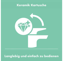 hansgrohe Waschtischarmatur VERNIS BLEND 70 chrom mit Zugstangen-Ablaufgarnitur 71557000