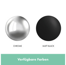 Verfügbare Farben: Chrom, Mattschwarz