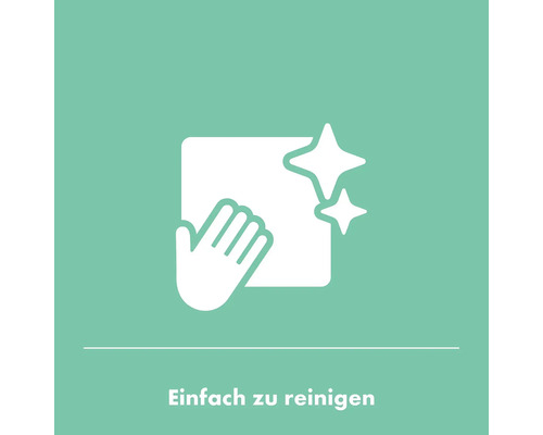 Symbol für einfache Reinigung