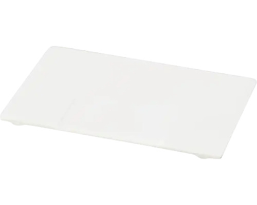 Rechteckige, weiße Abdeckung